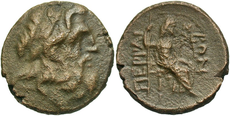 Thessaly, Perrhaebi, 196 - 146 BC
AE19, 5.41 grams
Obverse: Laureate head of Z...