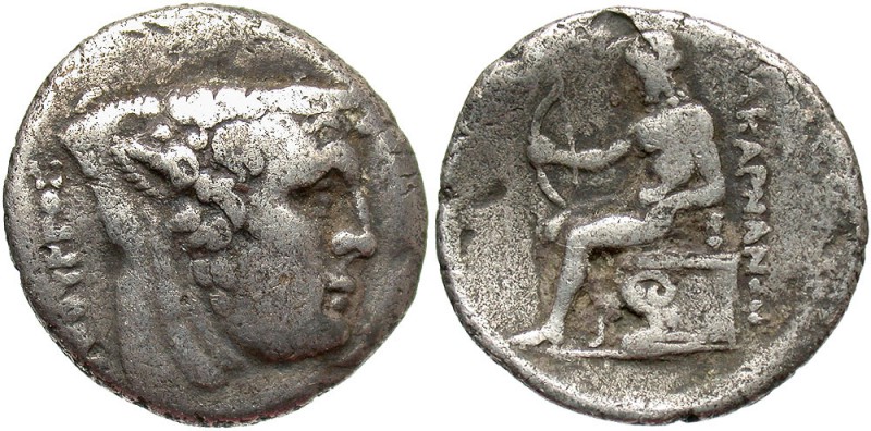 Akarnania, Federal Coinage (Akarnanian Confederacy), 250 - 200 BC
Silver Drachm...