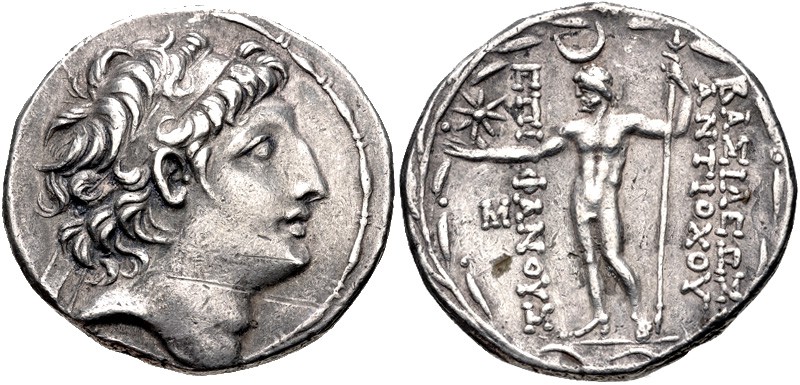 Seleukid Kingdom, Antiochos VIII Epiphanes (Grypos), 121 - 96 BC
Silver Tetradr...