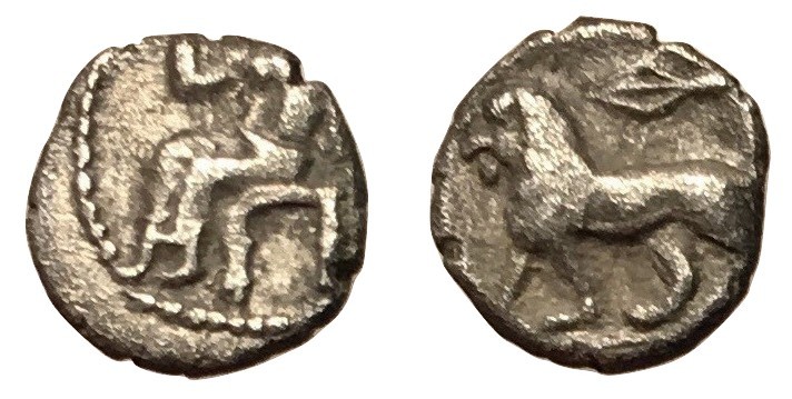 Persia, Alexandrine Empire, Uncertain Satraps of Babylon, 328 - 311 BC
Silver O...