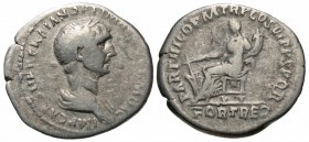 Trajan, 98 - 117 AD, Silver Denarius, Fortuna