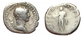 Trajan, 98 - 117 AD, Silver Denarius, Genius