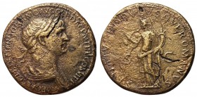 Trajan, 98 - 117 AD, Sestertius, Felicitas