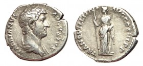 Hadrian, 117 - 138 AD, Silver Denarius, Tranquilitas
