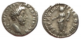 Marcus Aurelius, 161 - 180 AD, Silver Denarius, Pax
