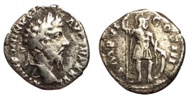Marcus Aurelius, 161 - 180 AD, Silver Denarius, Mars