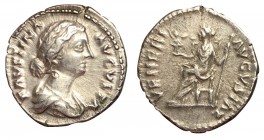 Faustina Jr., 147 - 175 AD, Silver Denarius, Venus