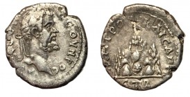 Septimius Severus, 193 - 211 AD, Drachm of Caesarea, Mt. Argaeus