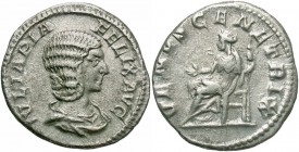 Julia Domna, Under Caracalla, 198 - 217 AD, Silver Denarius, Venus