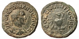 Trajan Decius, 249 - 251 AD, AE27, Pisidia, Antioch, Sacrificial Implements