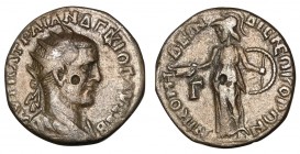 Trajan Decius, 249 - 251 AD, AE22, Bithynia, Nicomedia, Athena