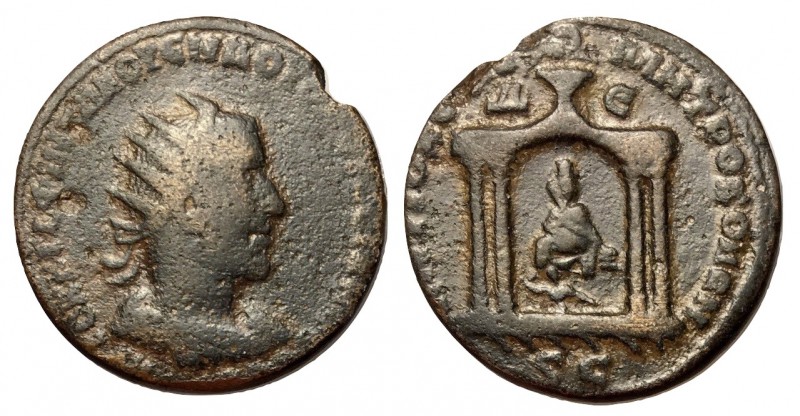 Volusian, 251 - 253 AD
AE30, Seleucis & Pieria, Antioch Mint, 17.91 grams
Obve...