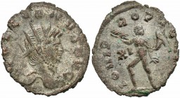 Gallienus, 253 - 268 AD, Antoninianus, Jupiter, Silvered