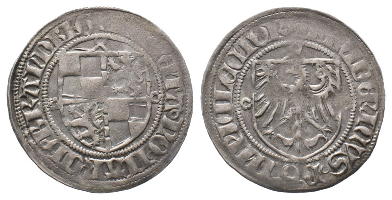 Brandenburg Preußen, Friedrich II. 1440-1470, Groschen o.J. Brandenburg. 2,52 g....