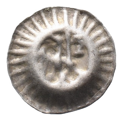 Brandenburg Preußen, Friedrich II. 1440-1570, Hohlpfennig, Salzwedel. 0,25 g. Ba...