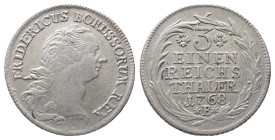 Brandenburg Preußen, Friedrich II. 1740-1786, 1/3 Taler 1768, Breslau. 8,28 g. Olding 88. Sehr schön-vorzüglich