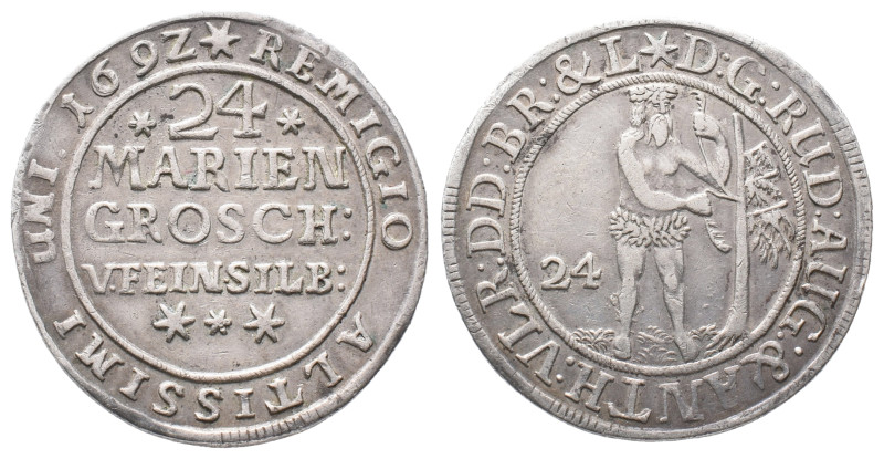 Braunschweig Wolfenbüttel, Rudolf August und Anton Ulrich 1685-1704, 24 Mariengr...