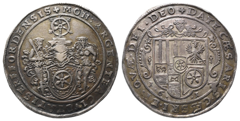 Erfurt, Johann Georg II. 1656-1680, Reichstaler 1617. 28,29 g. Mit alchemistisch...