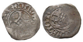 Pommern Stettin, Otto II. 1413-1428, gemeinsam mit Kasimir VI., Witten. 0,94 g. Dannenberg 351; Jesse 355. Sehr selten. Schön-sehr schön