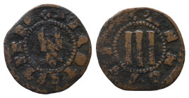 Rietberg, Stadt, 3 Pfennig 1617. 1,39 g. Schwede 123. sehr selten. Schön-sehr schön
Exemplar der Slg. Staniczek, Verkaufsliste M. Olding, Osnabrück 20...