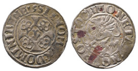 Rostock, Stadt, Doppelschilling 1615. 2,80 g. Kunzel 136 G/i. Sehr schön