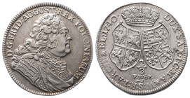 Sachsen, Friedrich August II. 1733-1763, König von Polen, 2/3 Taler 1740, Dresden, 13,80 g. Dav. 830; Kahnt 545. Von großer Seltenheit. Vorzüglich