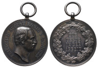 Sachsen, Friedrich August III. 1904-1918, Tragbare Silbermedaille o.J. (1905), von M. Barduleck, für Treue in der Arbeit. Kopf rechts // Vier Zeilen S...