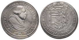Römisch Deutsches Reich, Leopold V. 1619-1632, Taler 1624, Ensisheim. 27,74 g. Dav. 3345. Attraktives Exemplar, kl. Kratzer, sehr schön-vorzüglich