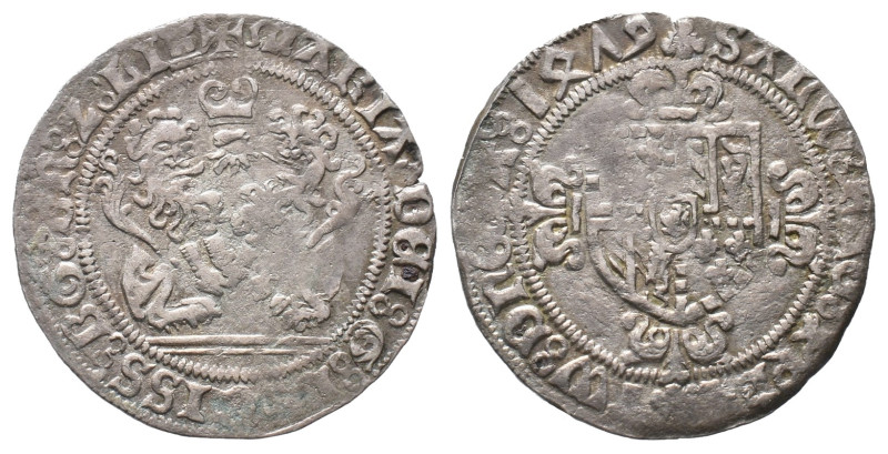 Belgien Brabant, Maria von Burgund 1477-1482, Double briquet (Dubbel Vuurijzer) ...