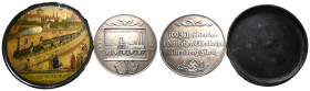 Drittes Reich, Silbermedaille 1935, von Lauer, auf die 100-Jahrfeier der Eröffnung der Ludwigsbahn (erste deutsche Eisenbahnstrecke von Nürnberg nach ...