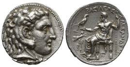 KINGS of MACEDON. Philip III Arrhidaios. 323-317 BC. AR Tetradrachm (26.5mm, 17.2 g). In the name and types of Alexander III. Tarsos mint. Struck unde...