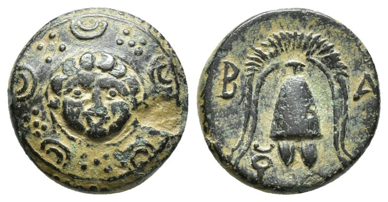 Macedonian Kingdom. Alexander III the Great. 336-323 B.C. AE 1/2 unit (15.4 mm, ...