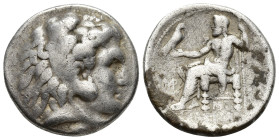 Kingdom of Macedon. Alexander III, the Great, 336-323 BC. AR Tetradrachm (16.4g 25.9mm). Mint of Babylon. Struck 311-305 BC. Head of Herakles right in...