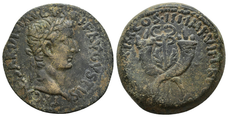 Tiberius. AD 14-37. Æ Dupondius (29mm, 16.4 g). Commagene(?) mint. Struck circa ...