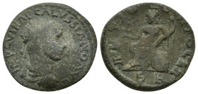 Pisidia, Antioch. Volusian (251-253). Æ (23.6mm, 7.2 g). Radiate, draped and cuirassed bust r. R/ Roma seated l., holding Victory and spear; shield at...