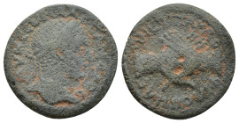 PHRYGIA. Philomelium. Severus Alexander (222-235). Ae. (20mm, 6 g) Paulos, son of Hadrianos, magistrate. Obv: ΑV Κ СЄVΗ ΑΛЄΞΑΝΔΡΟС. Laureate head righ...