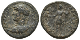 CILICIA. Laertes. Hadrian. 117-138 AD. Æ (23mm, 10.6 g) Obverse: ΑΥ ΚΑΙ ΤΡΑ ΑΔΡΙΑΝΟϹ; draped and cuirassed bust of Hadrian, bare head, l. / Reverse: Λ...