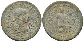 Pamphylia, Side, Gallienus Æ (30mm, 16.4 g) AD 253-268. AYT KAI ΠOV ΛI ЄΓN ΓAΛΛIHNOC CЄB, laureate, draped and cuirassed bust to right; I to right / C...