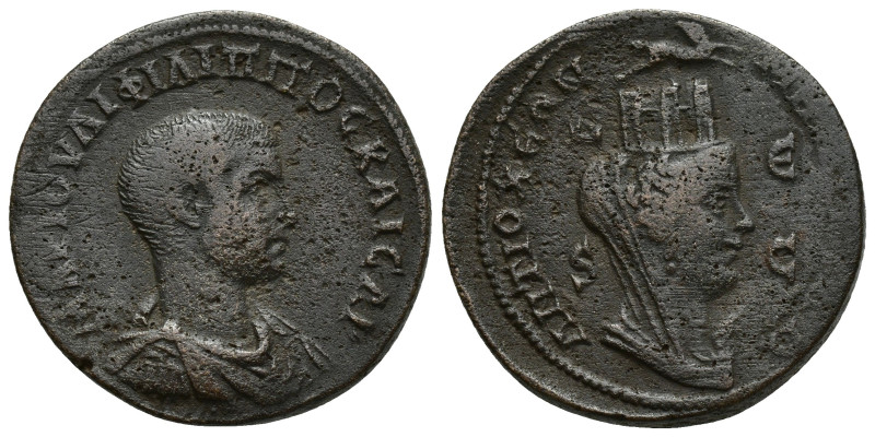 SYRIA, Seleucis and Pieria. Antioch . Philip II. As Caesar, AD 244-247. Æ 8 Assa...