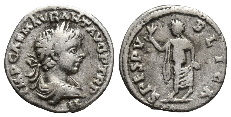 CARACALLA (197-217). Denarius. (17.3mm, 2.2 g) Laodicea. Obv: IMP CAE M AVR ANT ...