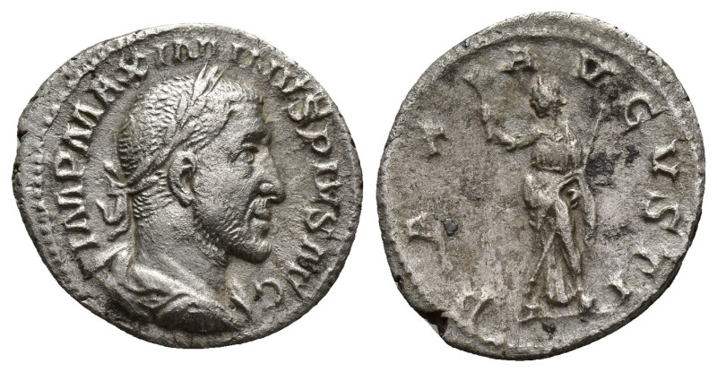 Maximinus I 'Thrax'. A.D. 235-238. AR denarius (20mm, 2.8 g). Rome, A.D. 235/6. ...