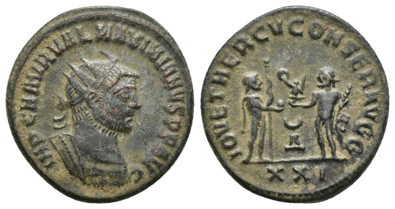 Maximianus. First reign, AD 286-305. Antoninianus (21mm, 4.4 g). Antioch mint, 4...