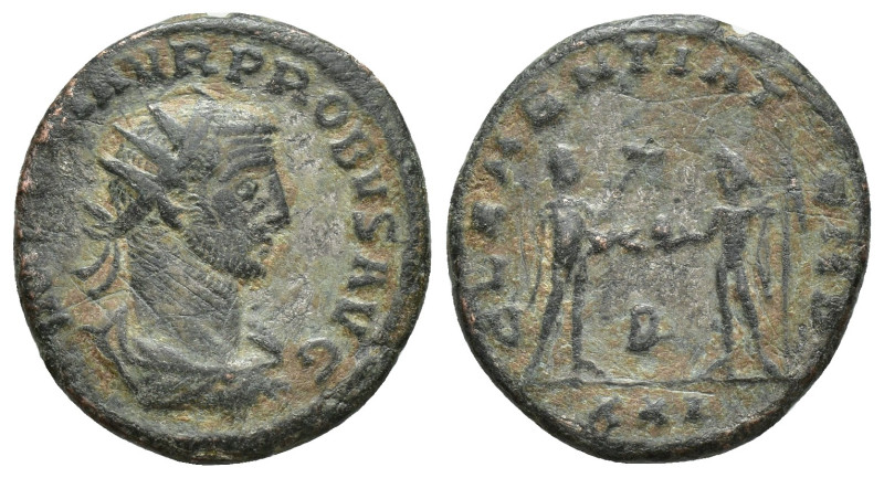 Probus (276-282 AD). AE silvered Antoninianus (21mm, 4.2 g), Cyzicus (Balız), c....