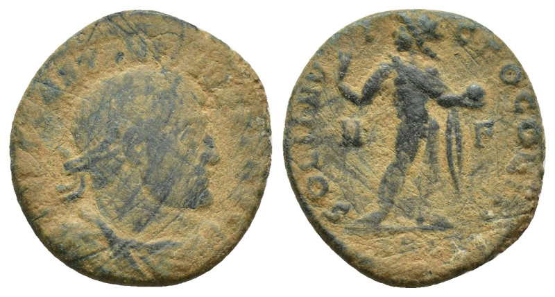 Licinius I (308-324). Æ Follis (18mm, 3.1 g). Laureate, draped and cuirassed bus...