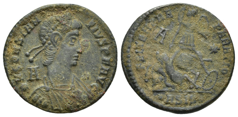 Constantius II Æ Centenionalis. Siscia, AD 337-361. (24.1mm, 4.7 g) D N CONSTATI...