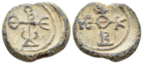 Unidentified Byzantine lead seal, 20 mm, 11.3 gr.