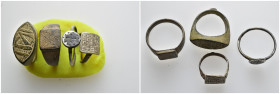 Ring lot 4 pieces SOLD AS SEEN NO RETURNS.