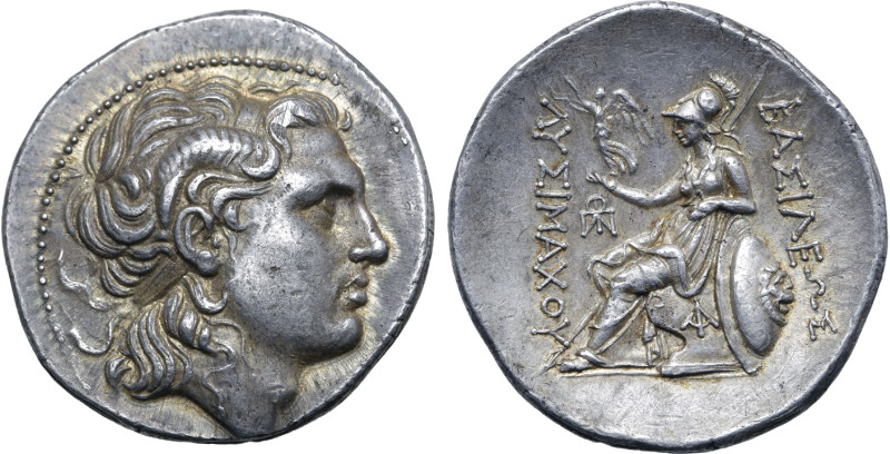 Kings of Thrace, Lysimachos AR Tetradrachm. Amphipolis, circa 288-281 BC. Diadem...