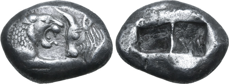 Kingdom of Lydia, Kroisos AR Stater - Double Siglos. Sardes, circa 561-546 BC. C...