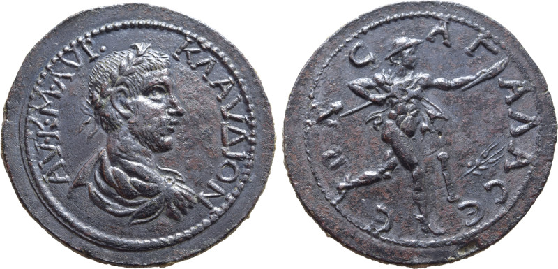 Claudius II Gothicus Æ Dekassarion of Sagalassus, Pisidia. AD 268-270. ΑΥ Κ Μ ΑΥ...